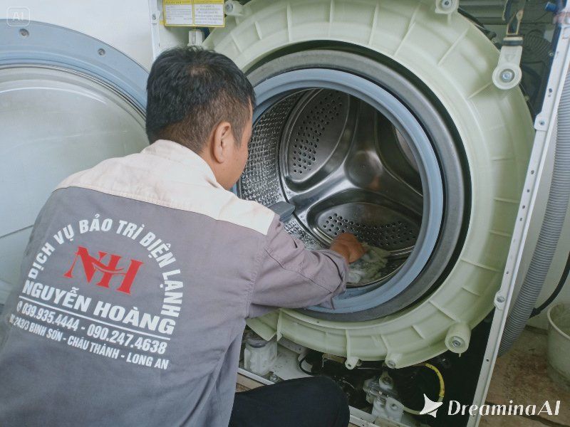 Vệ sinh máy giặt cửa ngang